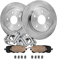 Vista 39 de Detroit Axle - Kit de freno delantero para Toyota Prius C 2007-2018 Yaris 2013 Scion iQ 2012-2019, rotores de freno de disco y pastillas de freno