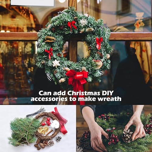 Miniatura 4 de IMIKEYA Guirnalda de ramitas, coronas de vid natural, telón de fondo para colgar para manualidades, bodas, fiestas, decoración del hogar, 15.7 pies