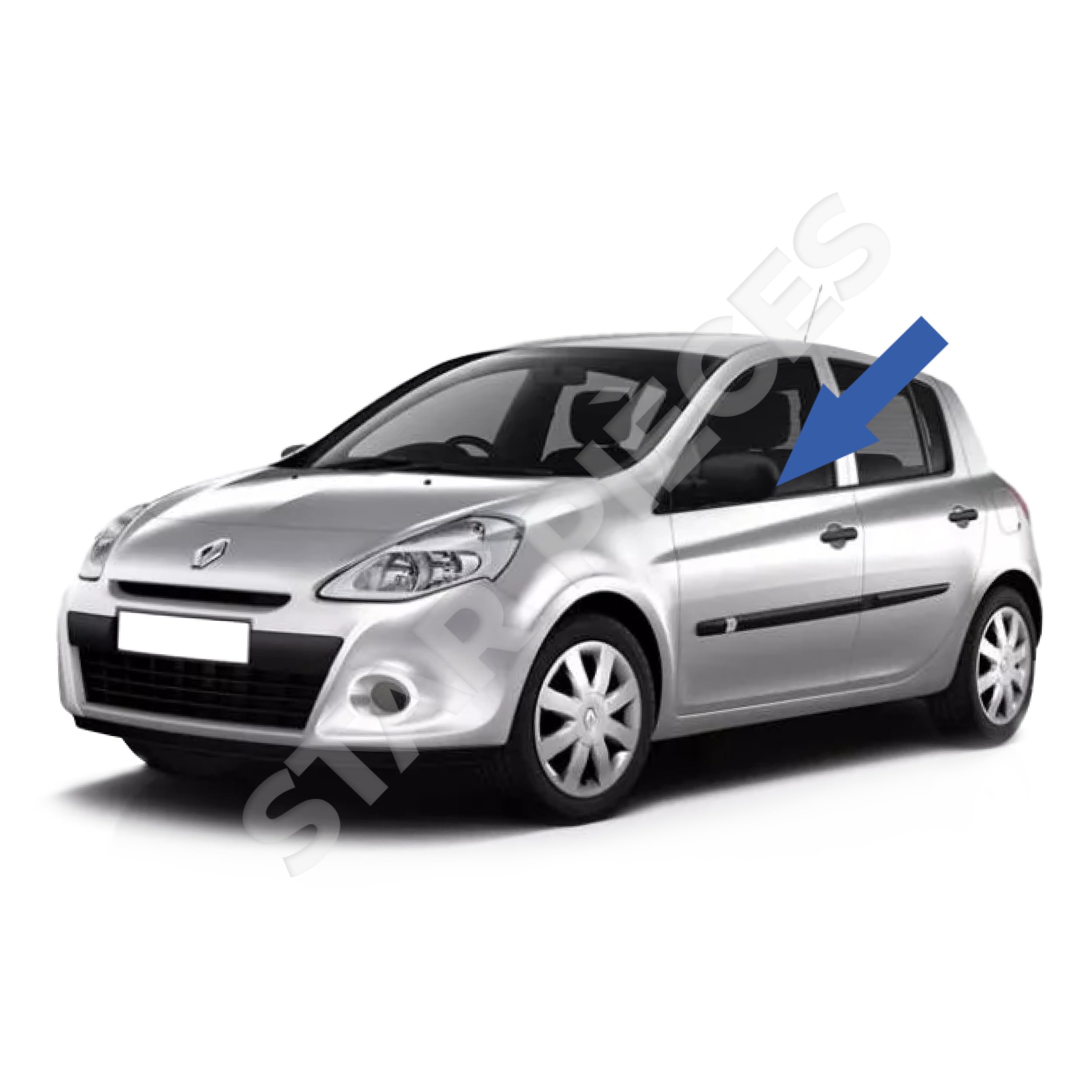 Bouton leve vitre compatible pour Clio 3, Modus, Grand Modus, Twingo 2 (2004-2014) CONFORT. Interrupteur lève-vitre. AVANT GAUCHE (conducteur) 8200214943