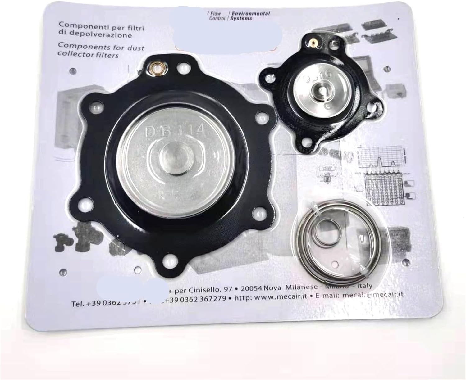 DB114 DB16 Diaphragm Repair Kit 1.5 Inch For Pulse Jet Valve VNP214 VNP314 VEM214(Viton)