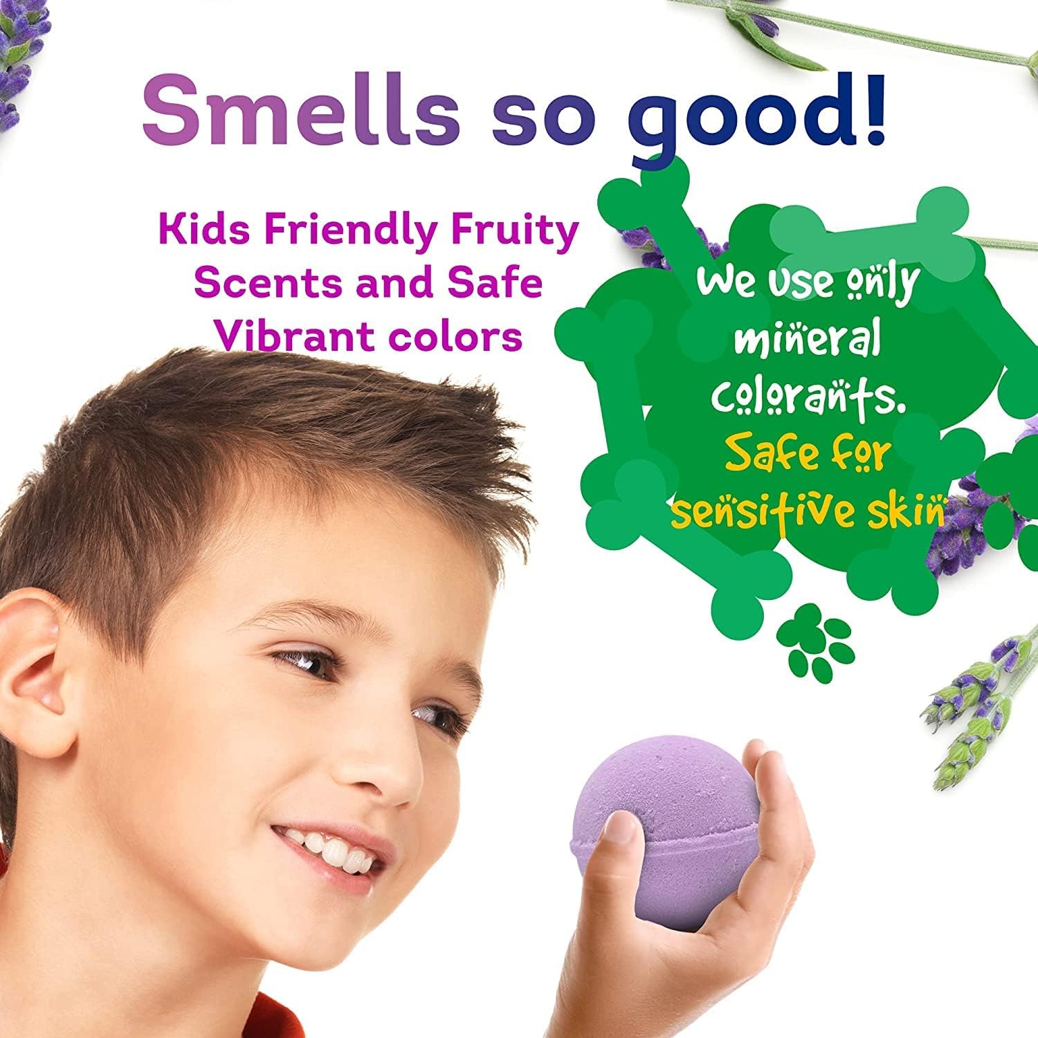 Bath Bombs for Kids Set with Toys Surprise Inside for Kids (Little Puppies)