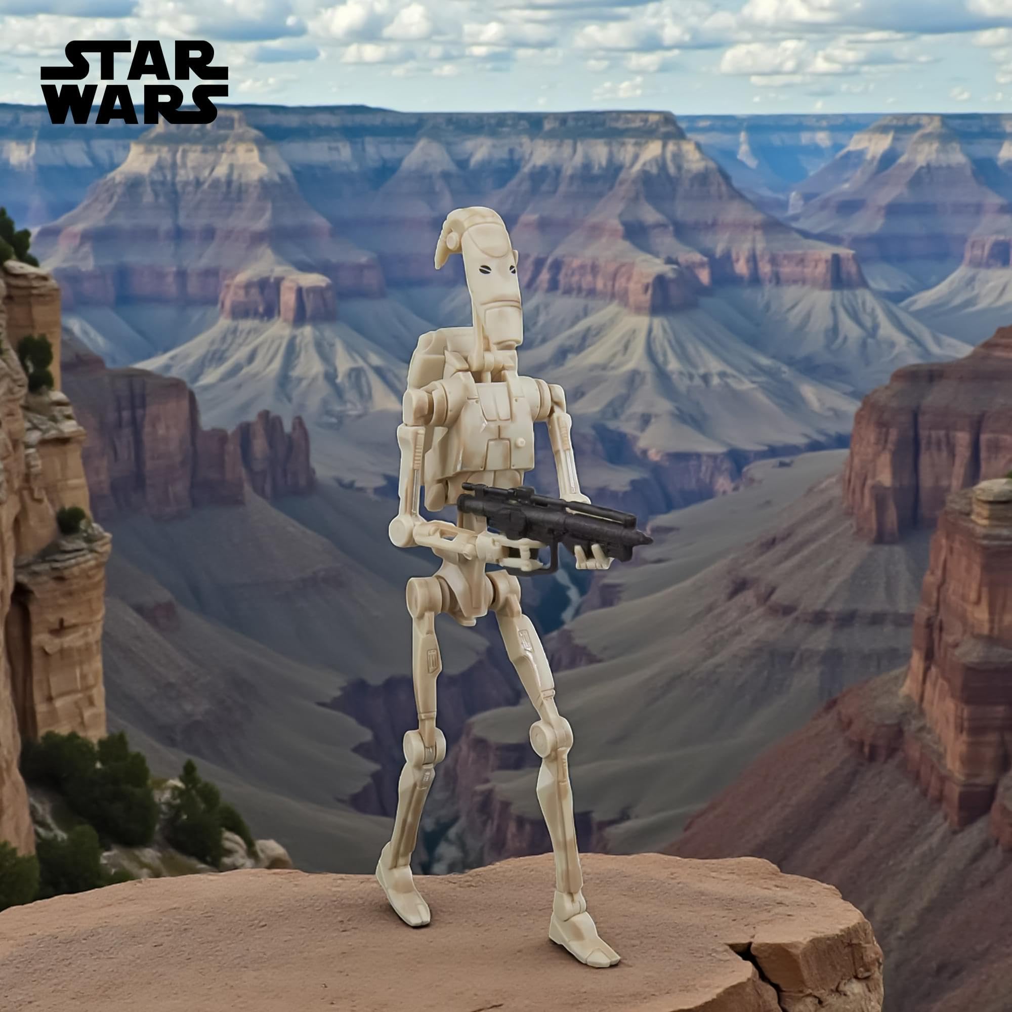 Star Wars 15.2 cm Black Series STAP & Battle Droid