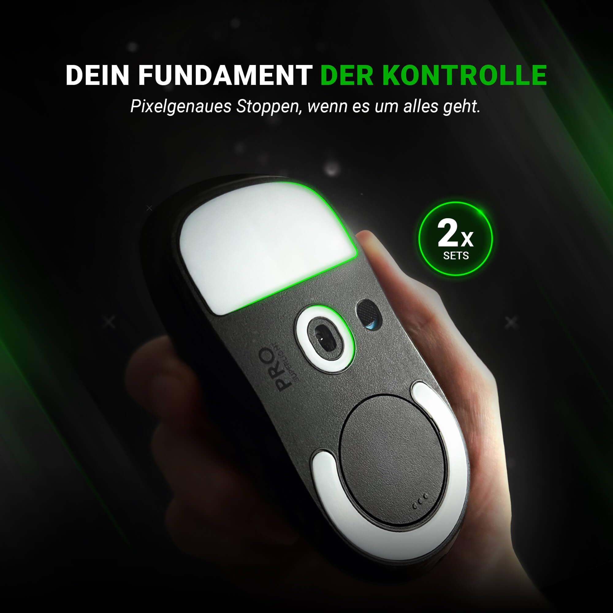 SensoryBoost FPS Glides (2 zestawy) – do Razer Viper Ultimate | CONTROL – Ślizgacze do myszy: kontrolowany i precyzyjny ślizg, samopolerujące się – Zapasowe stopki z PTFE
