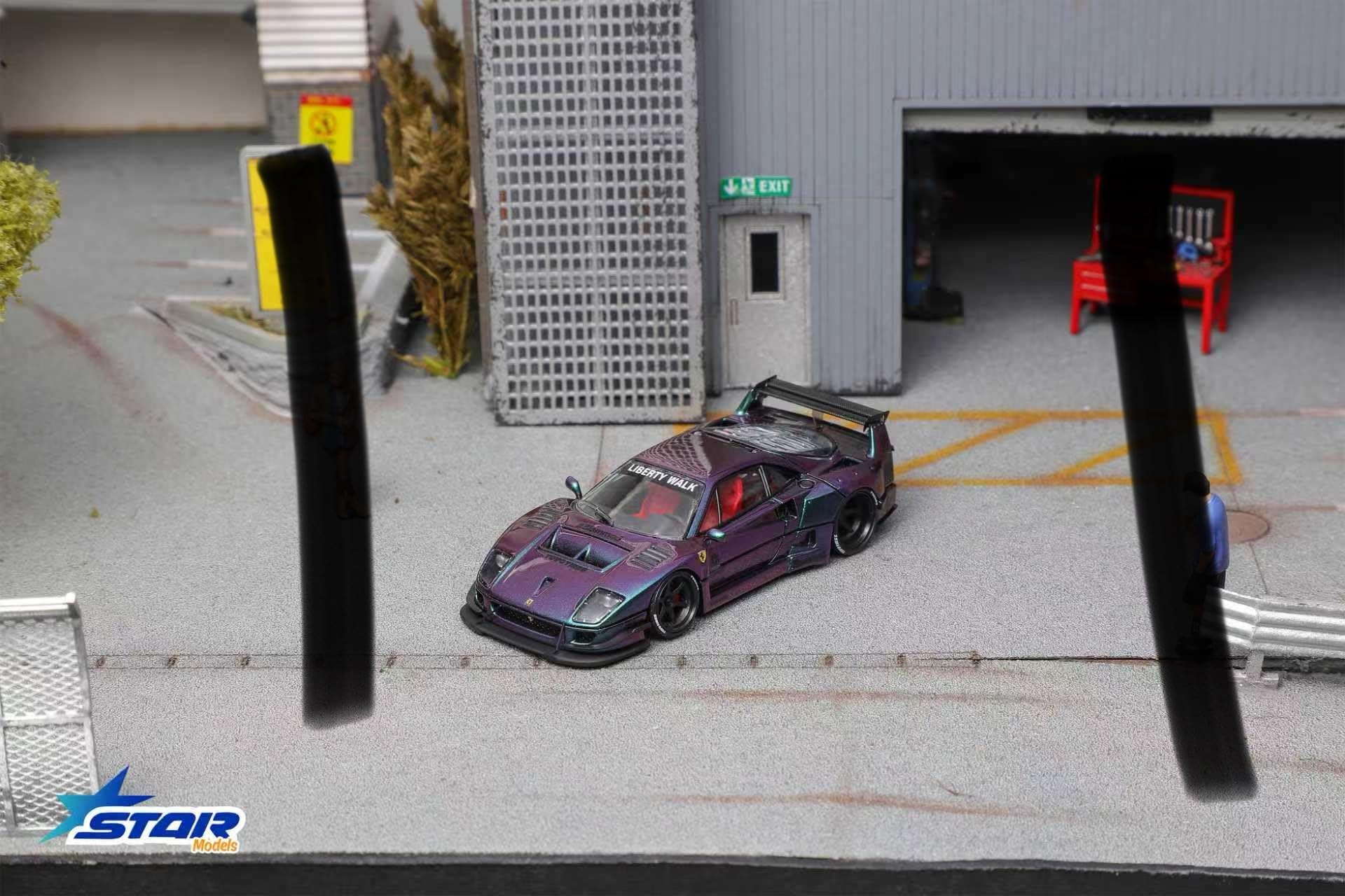 Amazon.co.jp: 1/64 star model Ferrari LBWK F40 Magic Purple : Hobbies