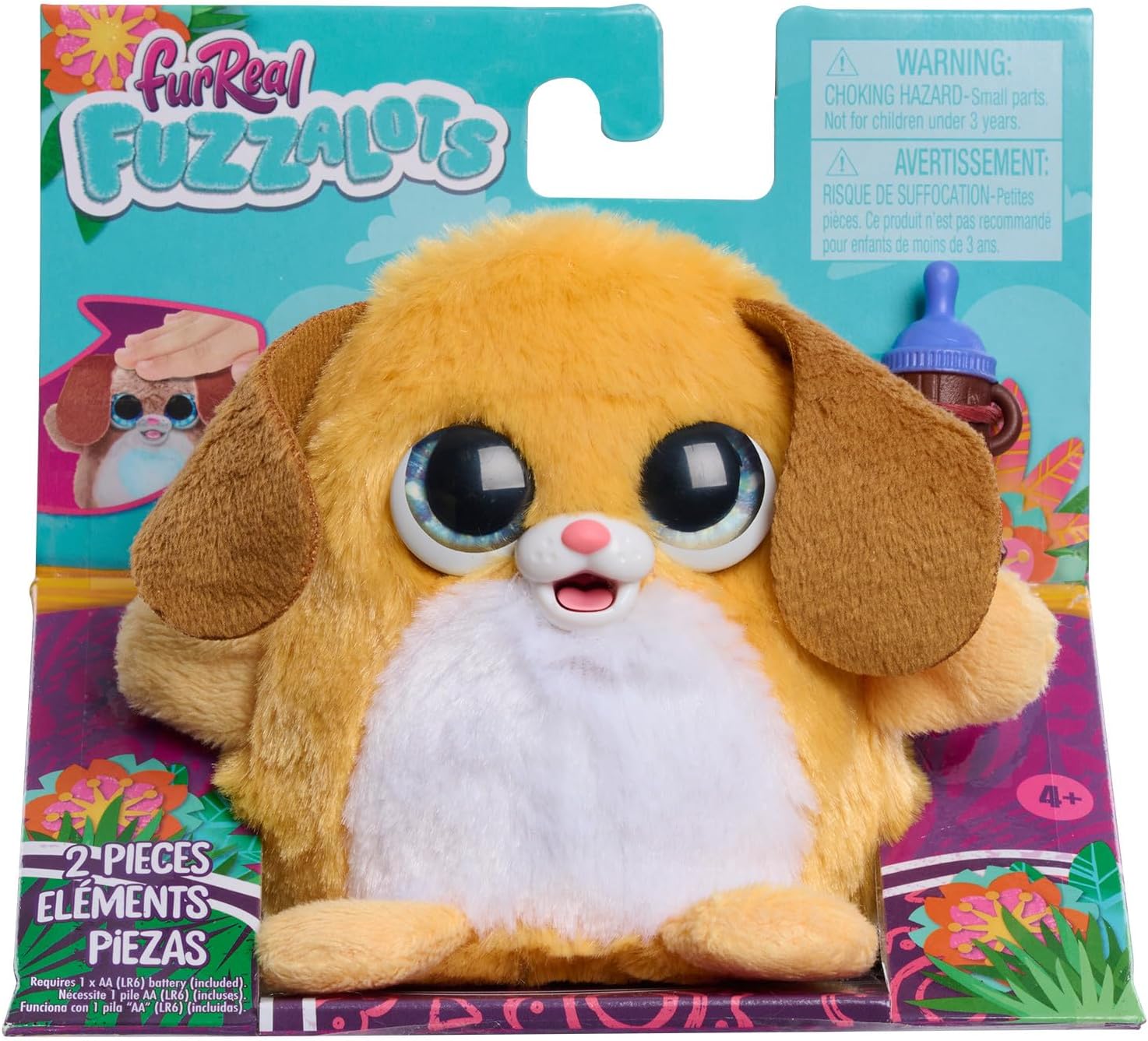 FurReal Fuzz-A-Lots Puppy Interactive Toy, Kids Toys for Ages 4 Up by Just Play