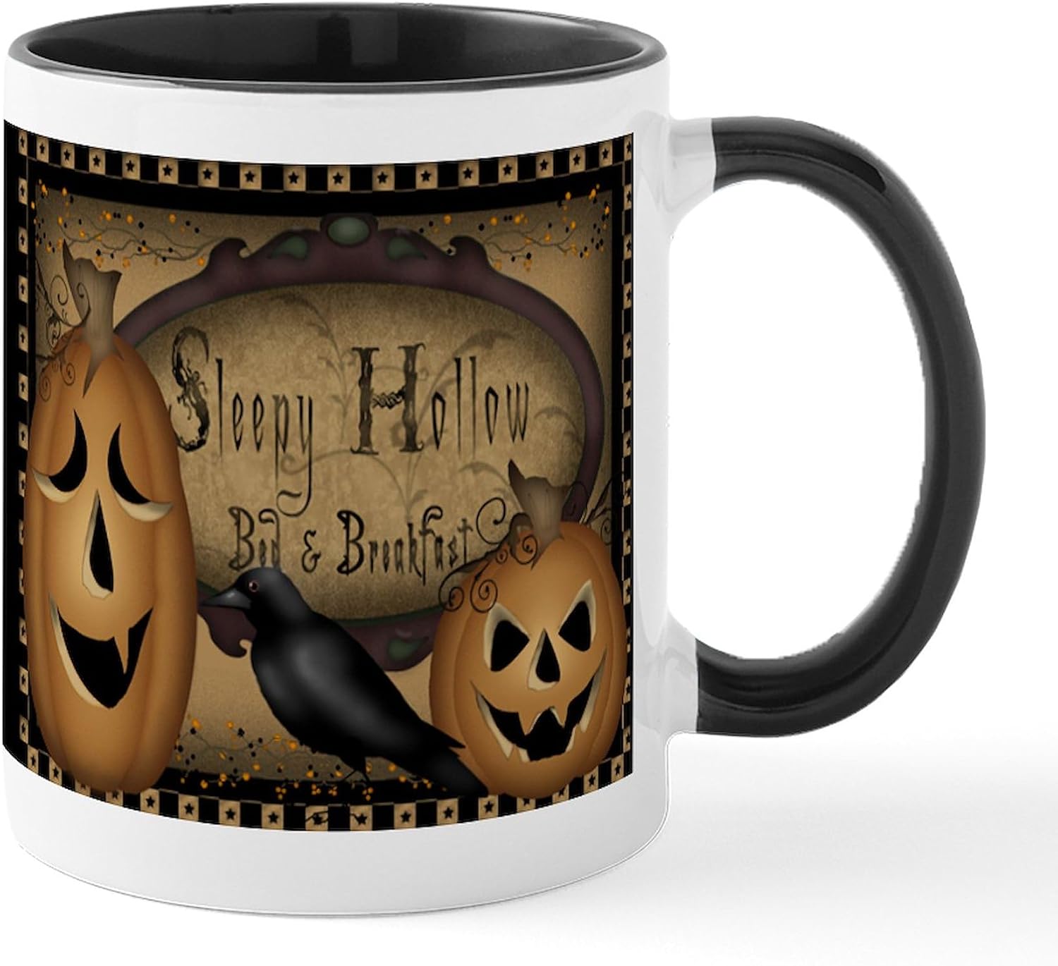 CafePress Primitive Sleepy Hollow Halloween Coffee Mug 11 oz (325 ml) Ceramic Coffee Mug