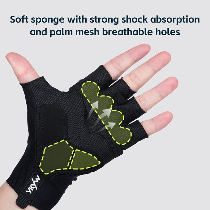 Guantes para Ciclismo Medio Dedo para Hombre y Mujer miniatura 3