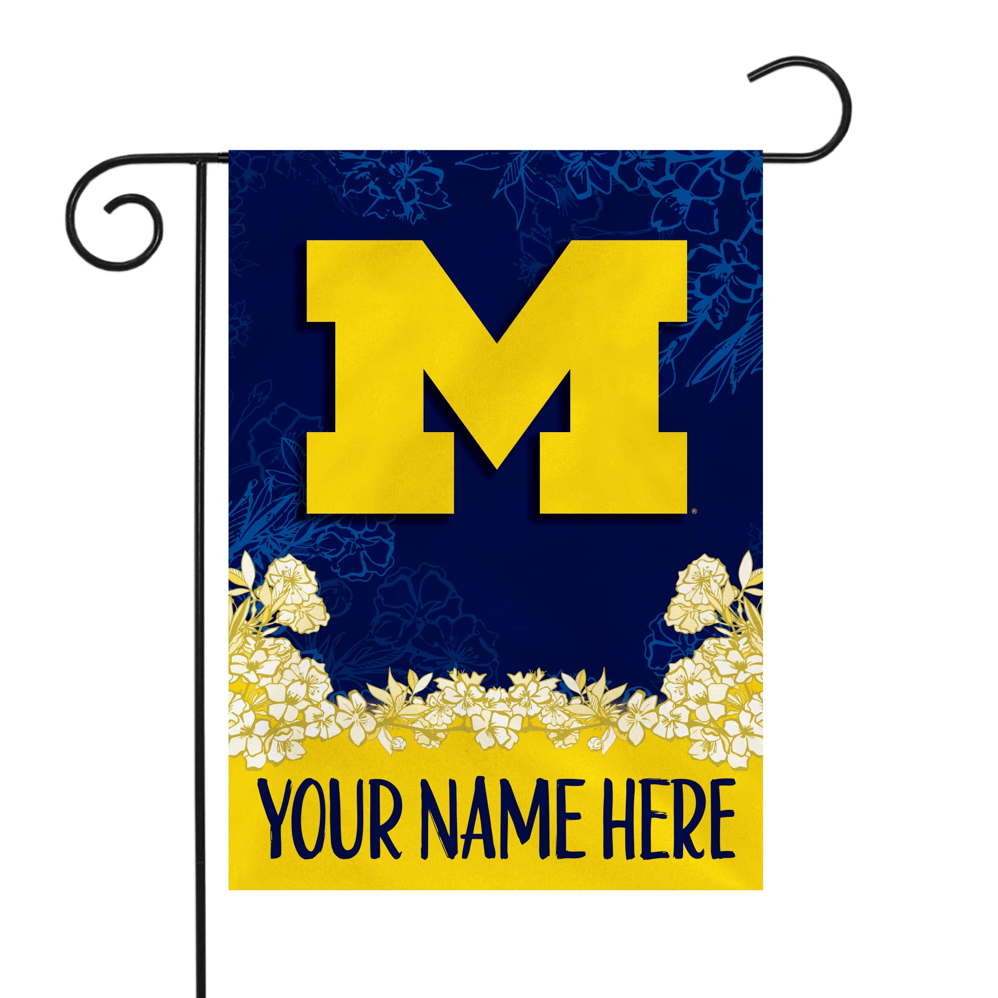 Rico Industries NCAA Standard/Primary Personalized Garden Flag