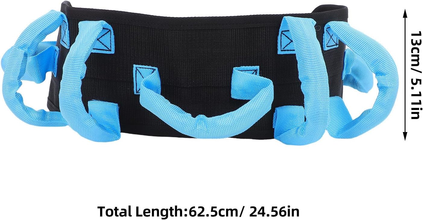 Walking Assistance Belt with Comfortable Nylon Design and Anti-Slip Features for Patient Transfer and Standing Aid in Hospitals and Home Care Settings