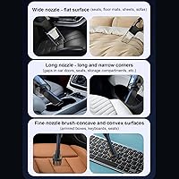 Vista 6 de Car Vaccum Cleaners, Rechargeable Handheld Car Vacuum, Portable Strong Car Vacuum, Versatile Car Interior Vacuum, High Power Cordless Car Vacuum