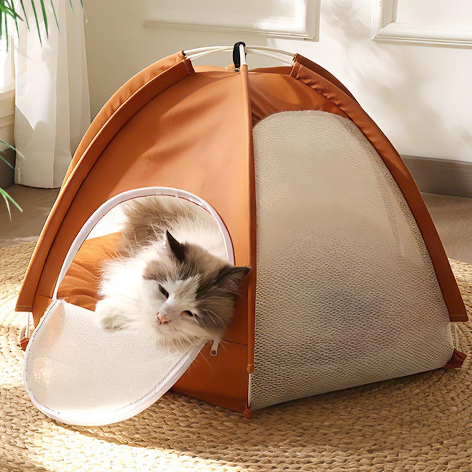 Gatto tenda pieghevole traspirante Mesh House