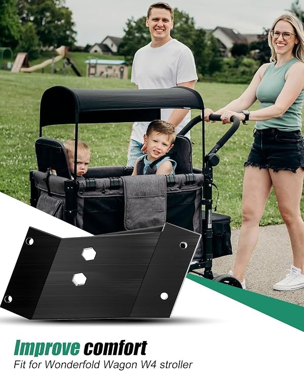 MQLPXI Stroller Accessory, Handlebar Extension Fit for Wonderfold Wagon W4, Enhances Comfort, Maneuverability & Storage Prevent Foot Interference by MQLPXI - Image 2