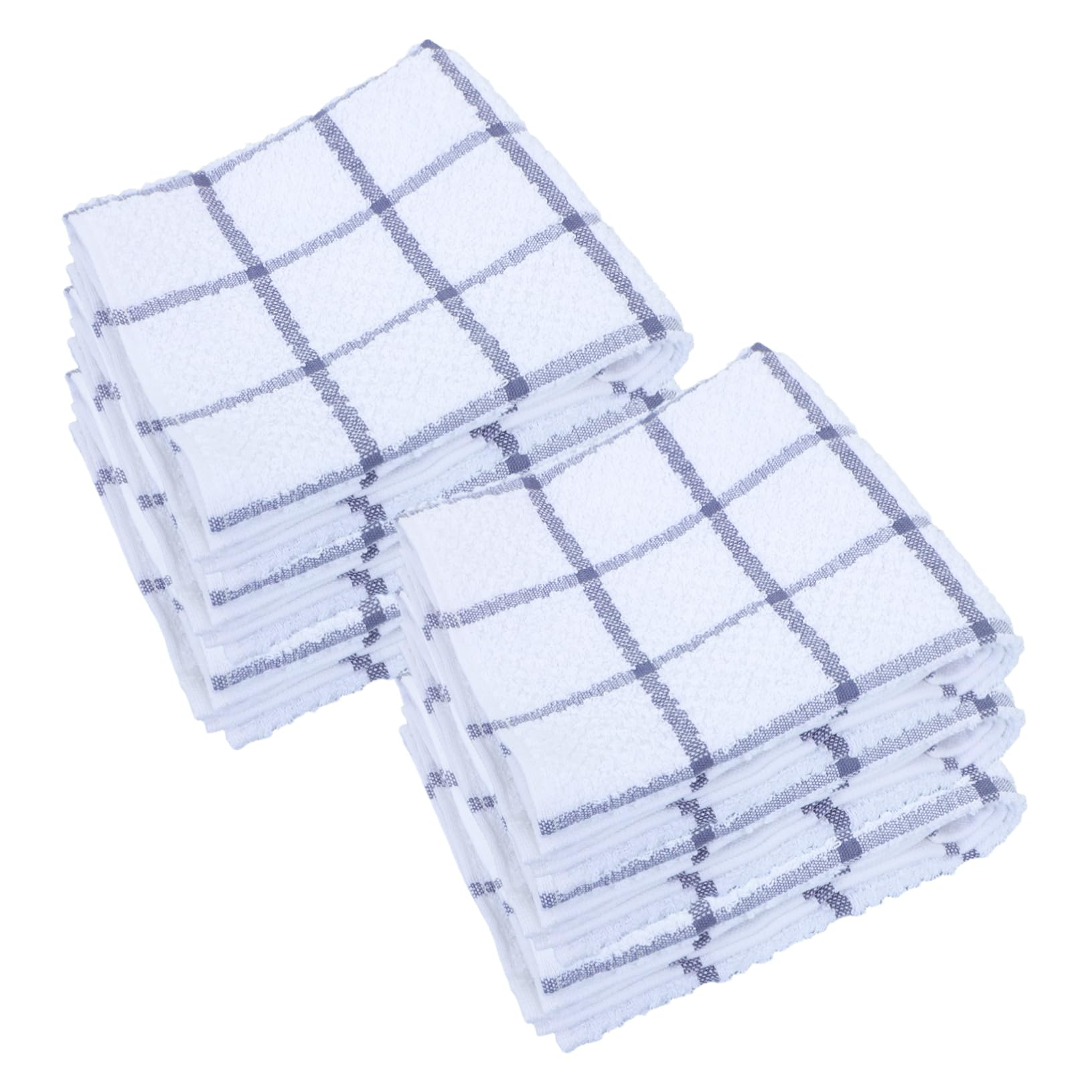 DECHOUS Canovacci Cucina 6 Pezzi in Cotone Assorbenti per Pulizia | Facili da Pulire, Design Semplice, Tessili Pratici per Uso Quotidiano, Formato Multiplo per Casa