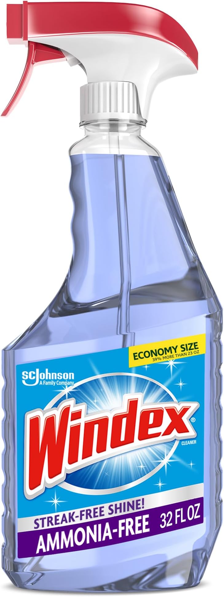 Ammonia-Free Glass Cleaner Spray Bottle