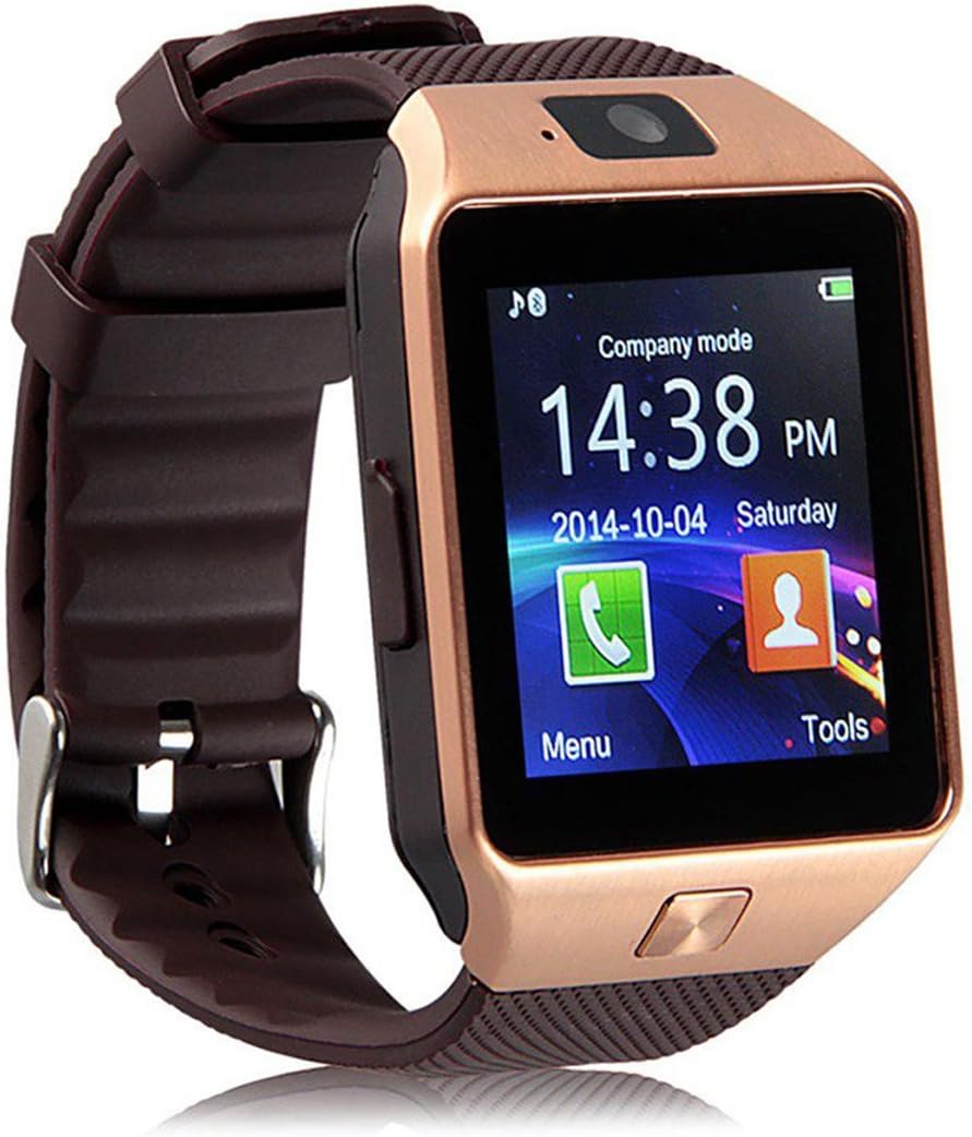 HALA DZ09 Smartwatch Accessories with Camera, Touch Screen, Sim Card and SD Card, Support for Smartphones (Multicolour)