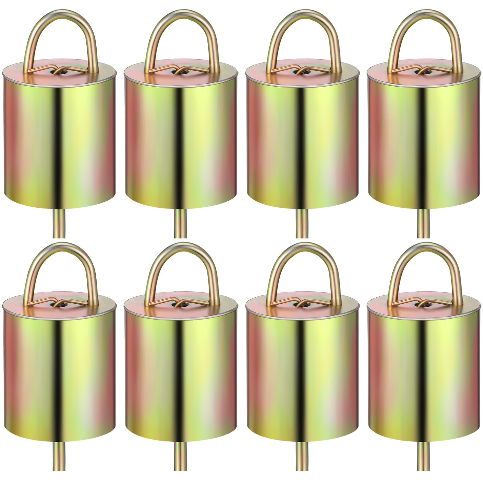 Toyvian 4 Set Campane Rame Per Animali Da Pascolo Da Campanacci Per E Mucche Design Facili Da Utilizzare Suono Forte E Decorazione Per E Attrezzature Agricole 8 Pezzi*4