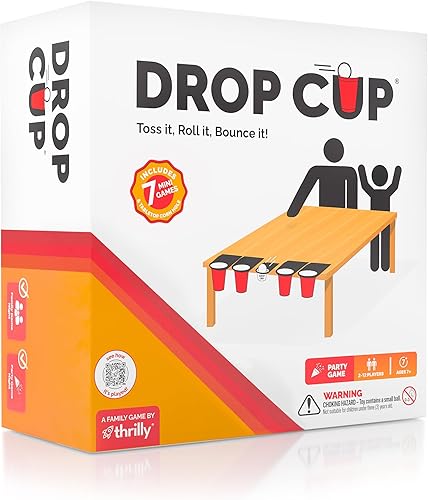Drop Cup - El juego de fiesta familiar viral - Juego perfecto para fiestas, regalos y vacaciones