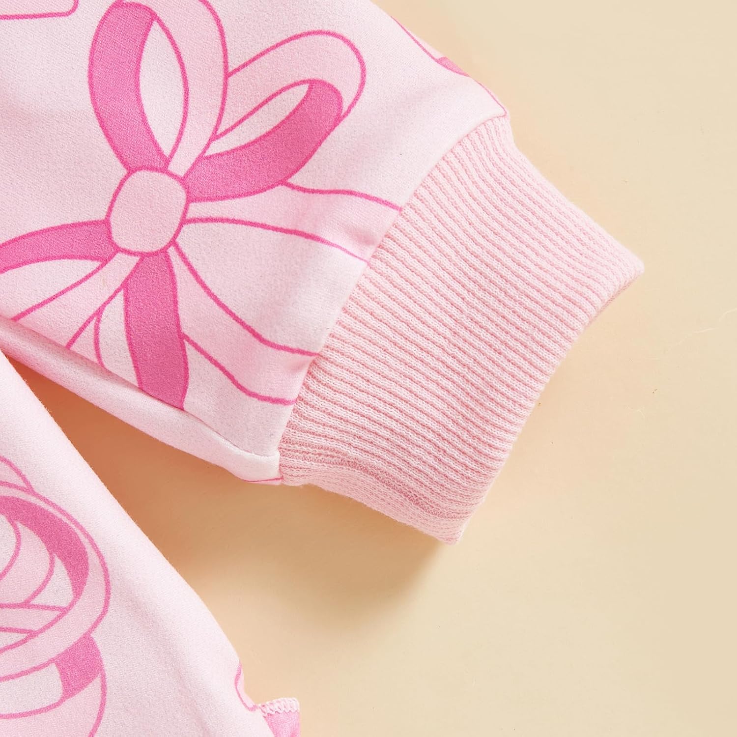 Qiylii Baby Girl Tie Bow Zip-Up Pajamas Romper One-Piece Footies Jumpsuit Sleeper Ruffle Onesie Infant Sleepwear Headband - Image 6