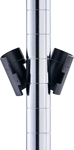 Miniatura 5 de Estantería de alambre cromado de 5 niveles de 60 x 18 x 72 pulgadas, NSF de capacidad máxima de 4000 libras, estante de almacenamiento de acero