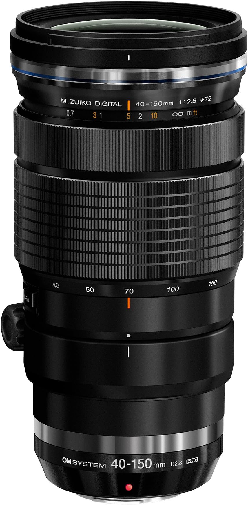 OM SYSTEM M.Zuiko Digital ED 40-150mm F2.8 PRO for Micro Four Thirds System Camera, Light Weight Powerful Zoom, Weather Sealed Design, MF Clutch, Compatible with Teleconverter