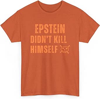Amazon.com: Epstein Shirt - Spooky Halloween Jeffrey Epstein Didnt Kill