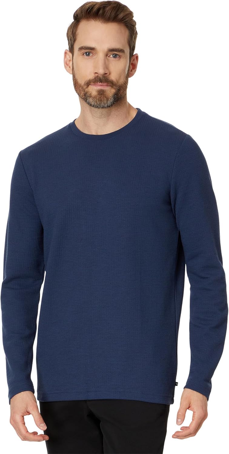 TravisMathew Cloud Waffle Crew Mood Indigo 3XL