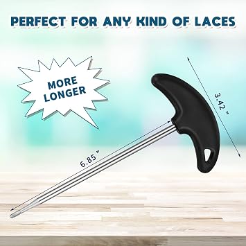 Tondiamo Pcs Hockey Skate Lace Tightener Tool Stainless Steel Hook