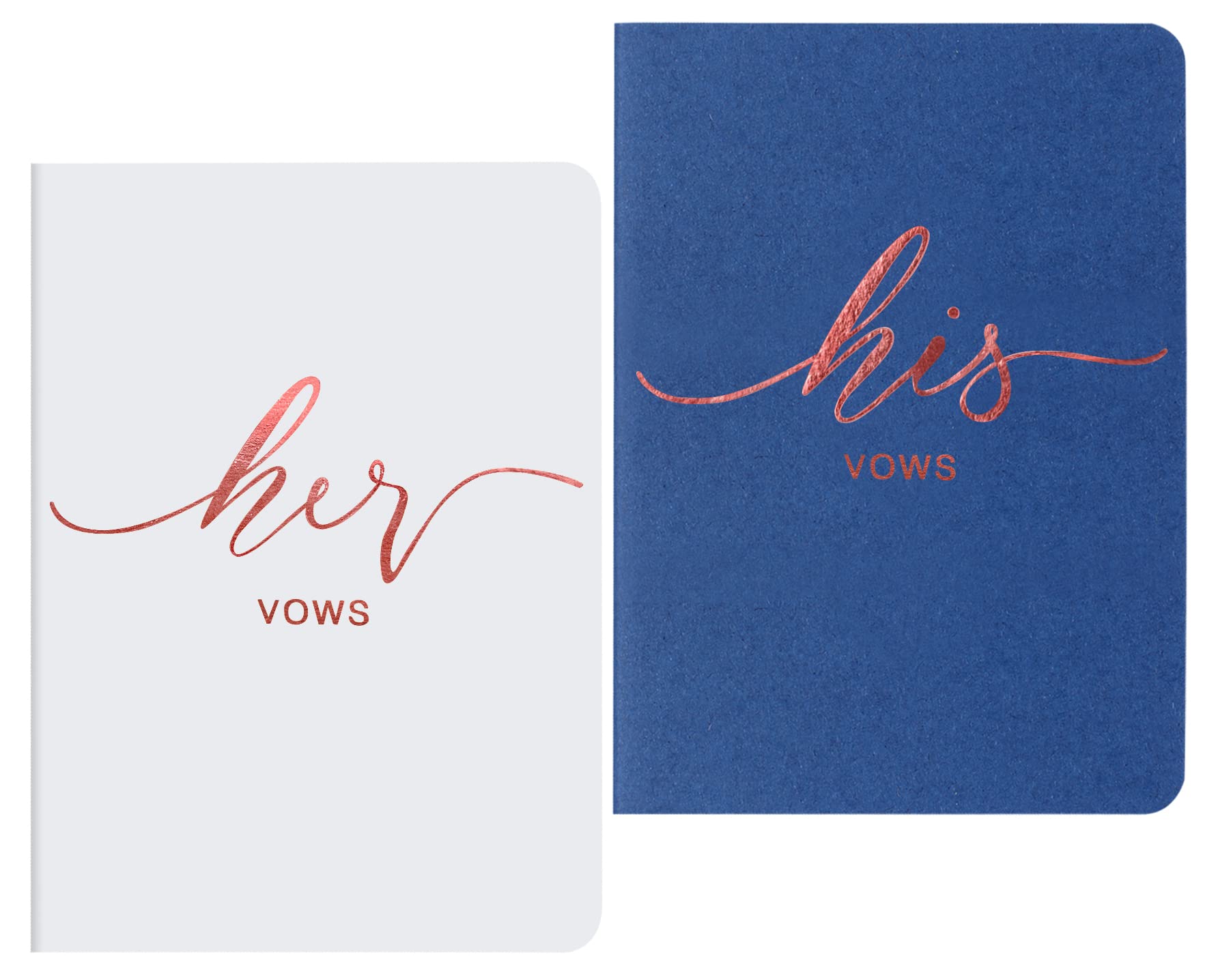 A Set of Minimalist Vow Books 