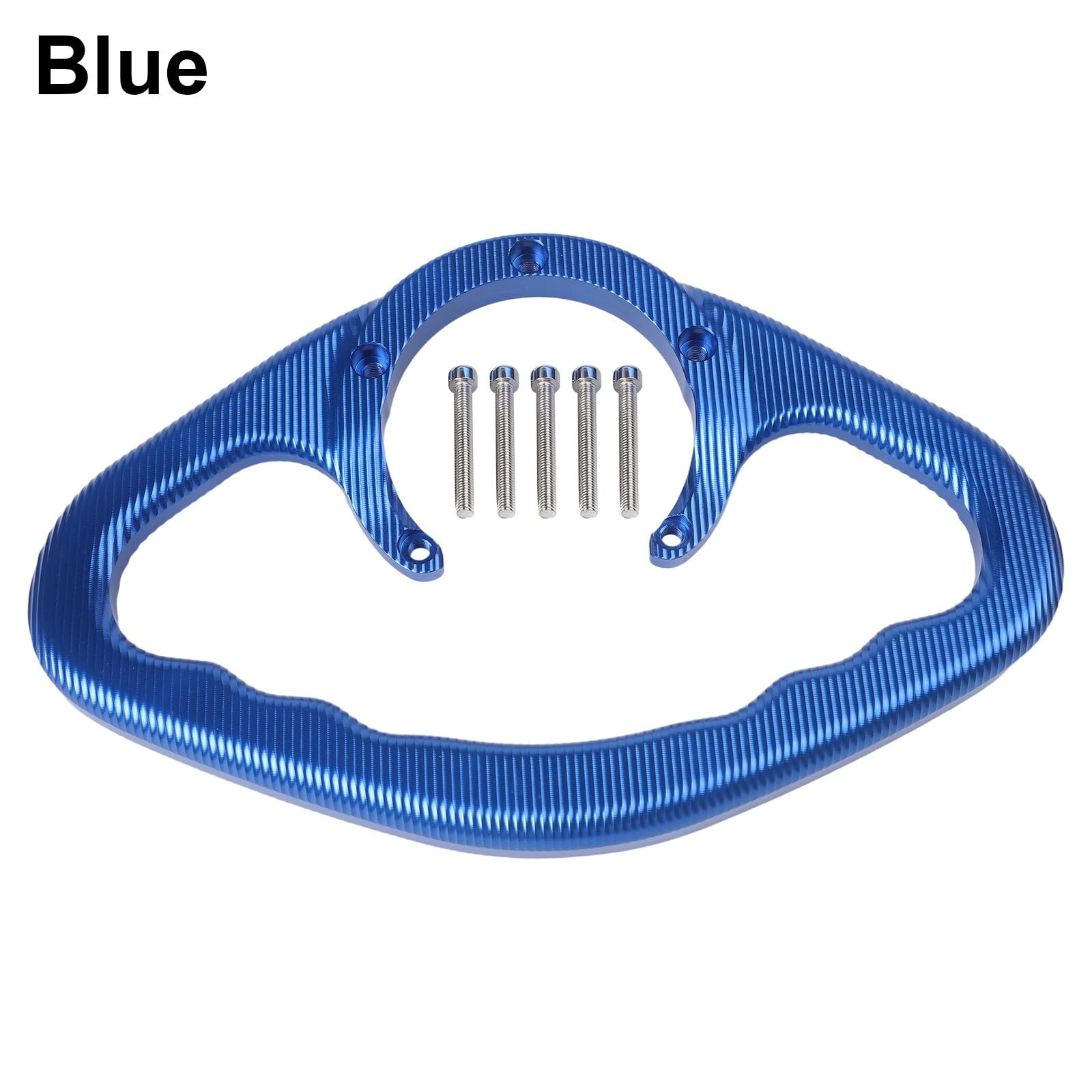 Mango de seguridad para depósito de combustible de aleación de aluminio CNC, para YZF-R1 R6 R3 para mt-09 FZ1 FZ6 FZ8 XJ6 azul