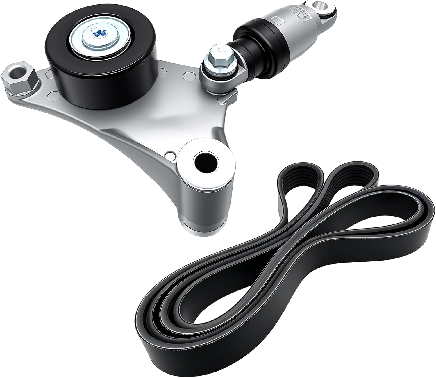Drive Belt Tensioner 38216 Fit for Toyota Camry 2002-2006, Highlander 2001-2007, RAV4 2001-2005 Solara 2002-2006, for Scion tC 2005-2010, Replace# 166200W110, 1662028010