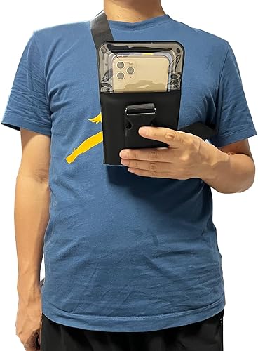 Miniatura 4 de DRLOKPAK Bolsa de cintura impermeable para surfear, bolsa cruzada en el pecho, riñonera para snorkel, bolsa de natación, playa, flotante, soporte