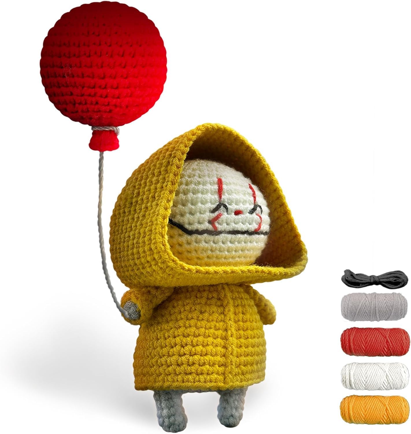 YAMAXIN Häkel-Set Für Anfänger - 6 Süße Tiere Mit Video-Tutorials