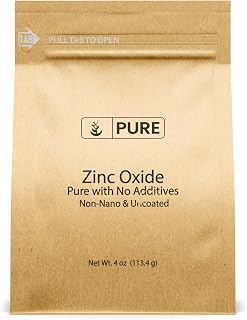 Pure Original Ingredients Zinc Oxide, Eco-Friendly Packaging, Non-Nano (4 Ounce)