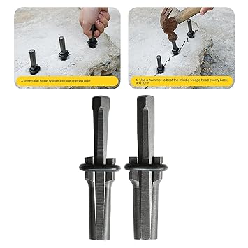 WINTI Stone Splitter Hand Tools use Heavy Duty Stone 16mm