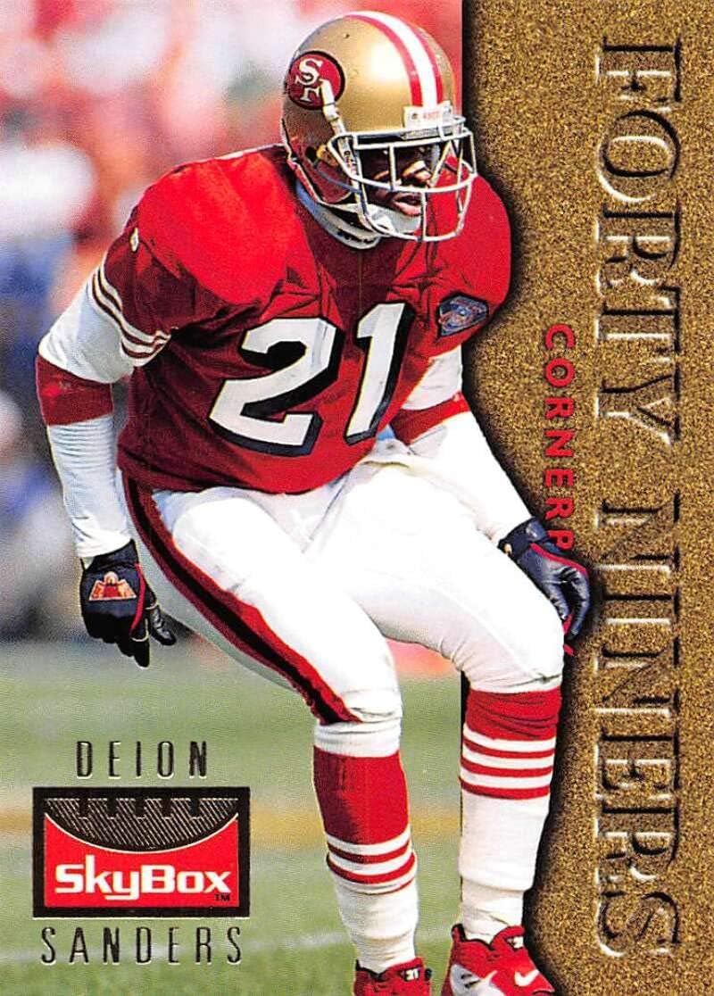 1995 SkyBox Premium Football 120 Deion Sanders San