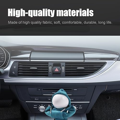 Miniatura 46 de Ziciner Funda para pomo de palanca de cambios de automóvil, diseño de suéter de moda, protector de palanca de cambios suave universal, accesorios