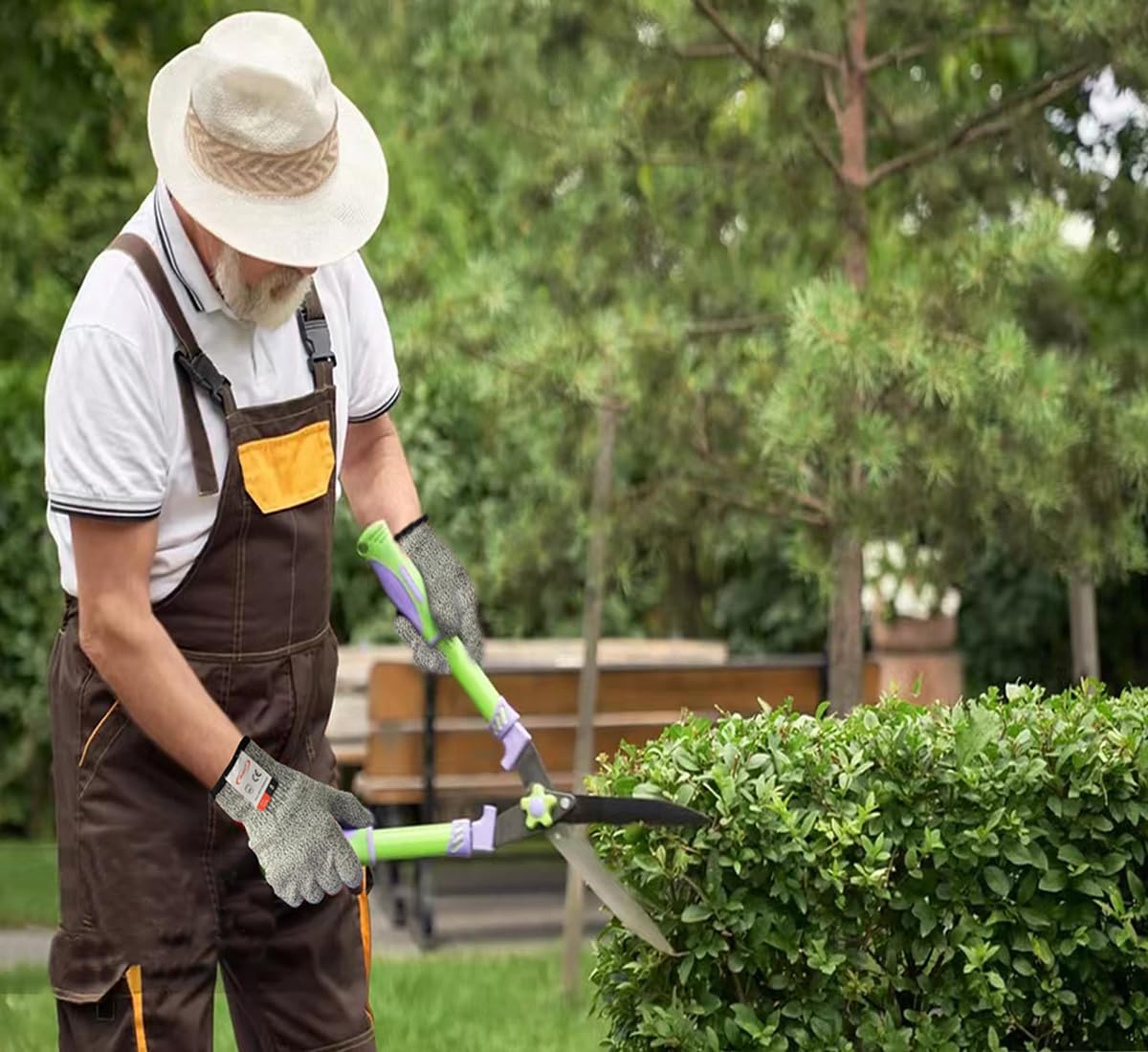 Cutting Gloves, 2 Pairs of Cut Resistant Gloves Food Grade, Cut Resistant Gloves for Kitchen, Oyster Shucking, Fish Fillet Processing, Carving Wood and Gardening(Medium-Grey) - Image 6