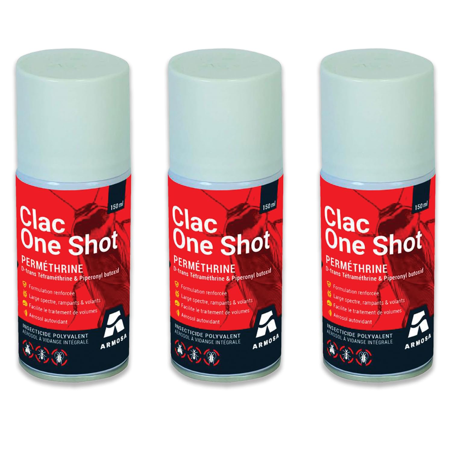 NUISIPRO - Fumigènes Anti Punaises de Lit & Puces - Effet Choc - Lot de 3 Diffuseurs - Insecticide — vue 2