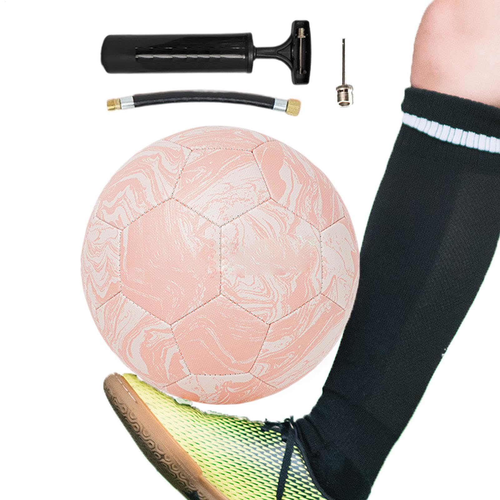 Pallone Da Calcio Standard Per Adulti Rivestimento In Pelle PU, Design | Sport Pallone Multiuso Per Bambini E Adulti Amanti Del Calcio, Giardino, Spiaggia, , Campo