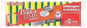 EsfreBom - Esponja Multiuso Abrasiva, Embalagem Econômica Leve 12 Pague 10, Bettanin