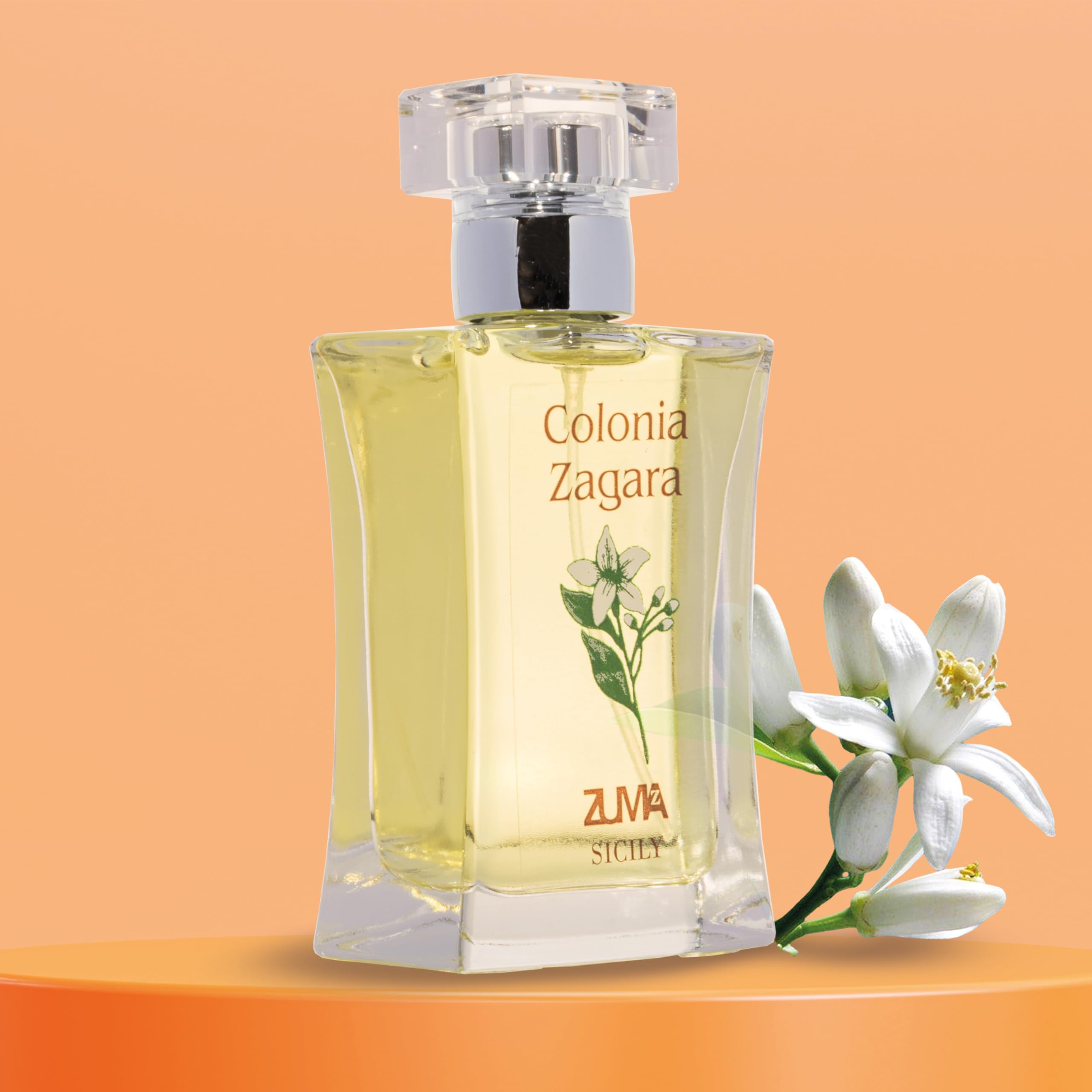 Profumi Zuma - Profumo Zagara Zuma Colonia Spray - La Fragranza Storica dal 1943 che Risveglia la Freschezza del Fiore d’Arancio Made in Sicily (Zagara Zuma 50 ml)