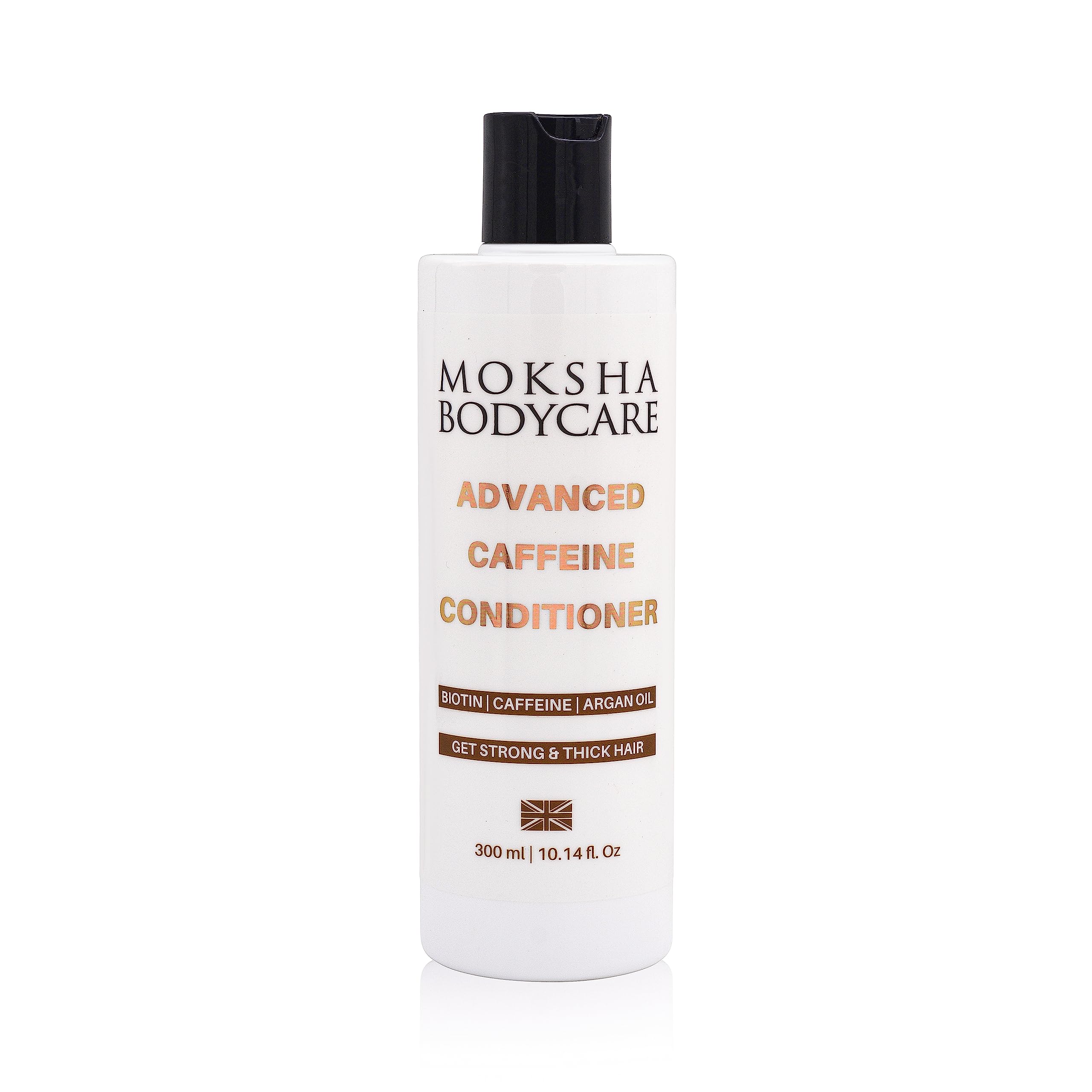 Moksha Caffeine Conditioner for Hair Growth - UK Made with Caffeine, Biotin, Rosemary Oil for Thinning Hair & Hair Loss Treatment - Unisex Adult, 300ml