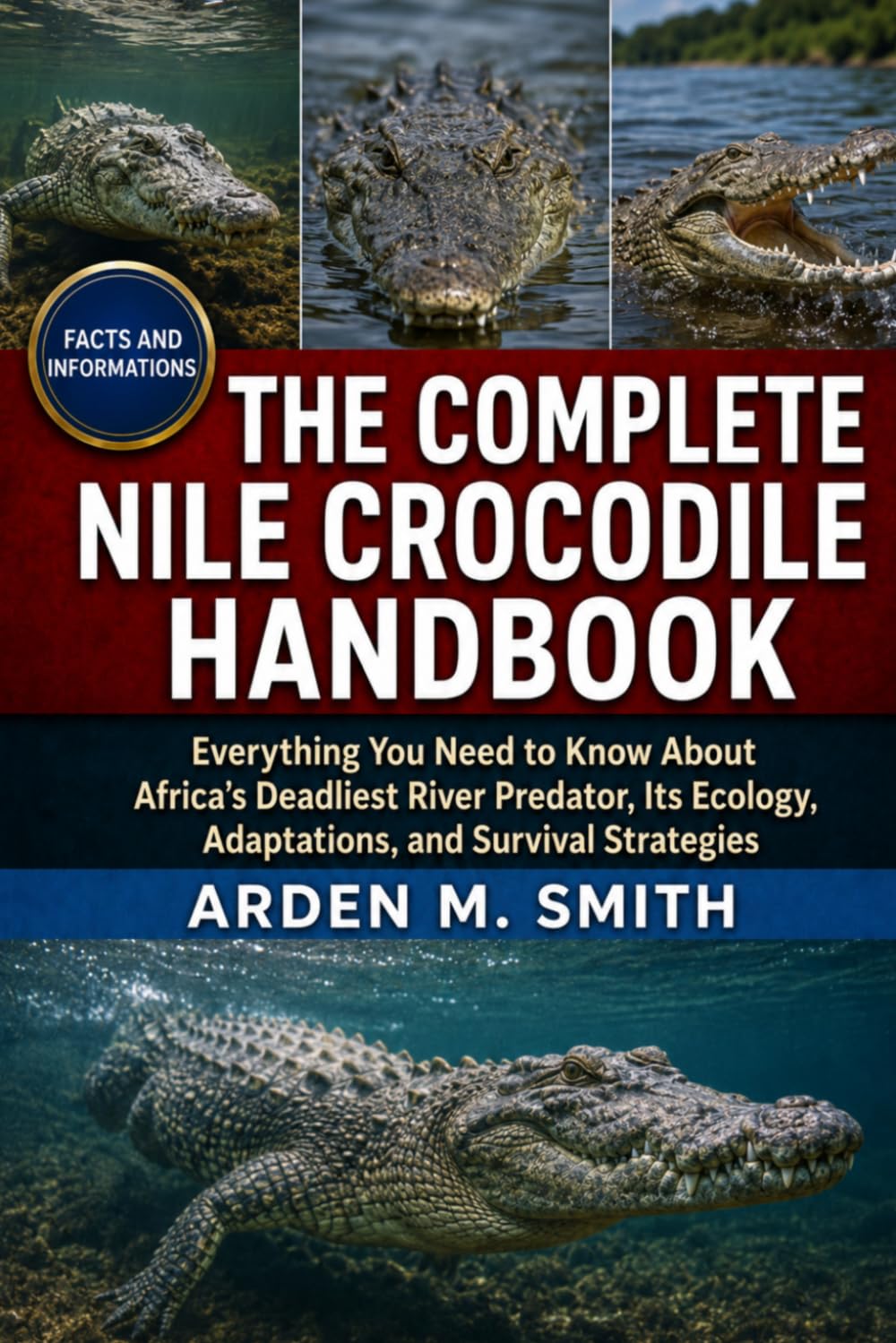 THE COMPLETE NILE CROCODILE HANDBOOK: Everything You Need to Know About Africa’s Deadliest River Predator, Its Ecology, Adaptations, and Survival Strategies
