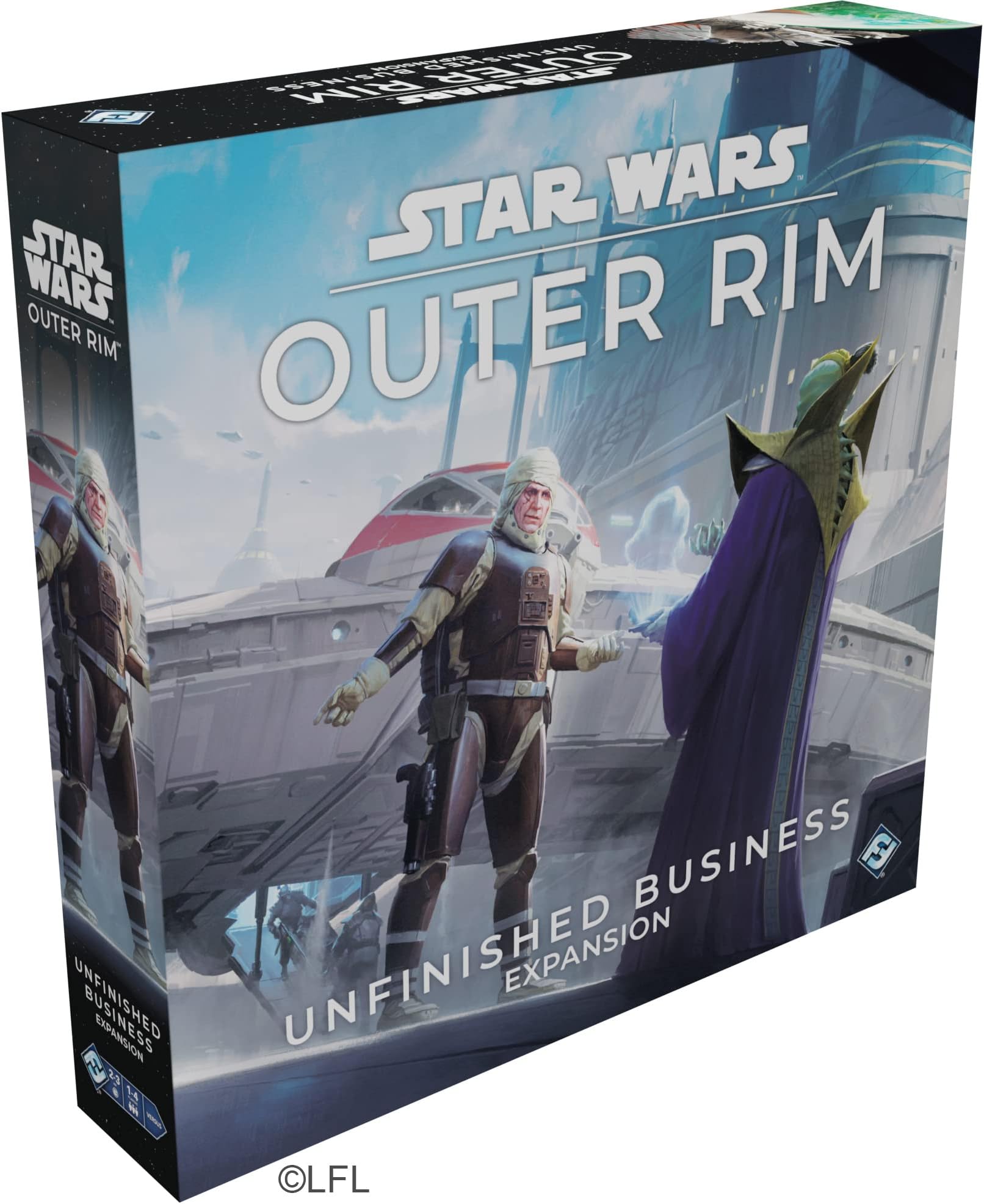 Star Wars: Outer Rim - Unfinished Business Expansion - Strategy Game, Adventure Game for Kids & Adults, Ages 14+, 1-4 Players, 3-4 Hour Playtime