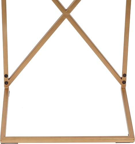 Miniatura 6 de Christopher Knight Home Mesa Bucyrus END, marrón oscuro + dorado