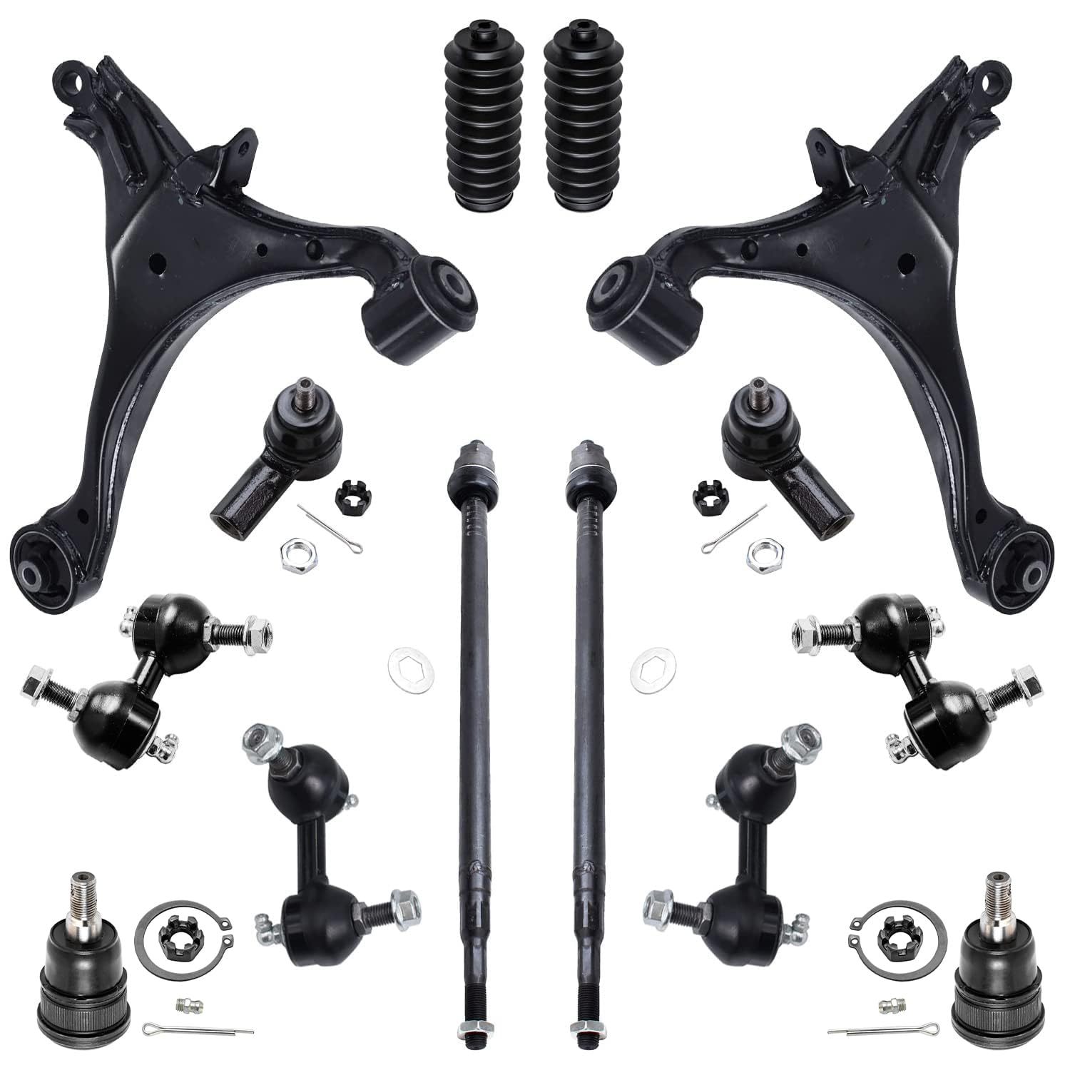 Detroit Axle - Front End 14pc Suspension Kit for 01-05 Honda Civic