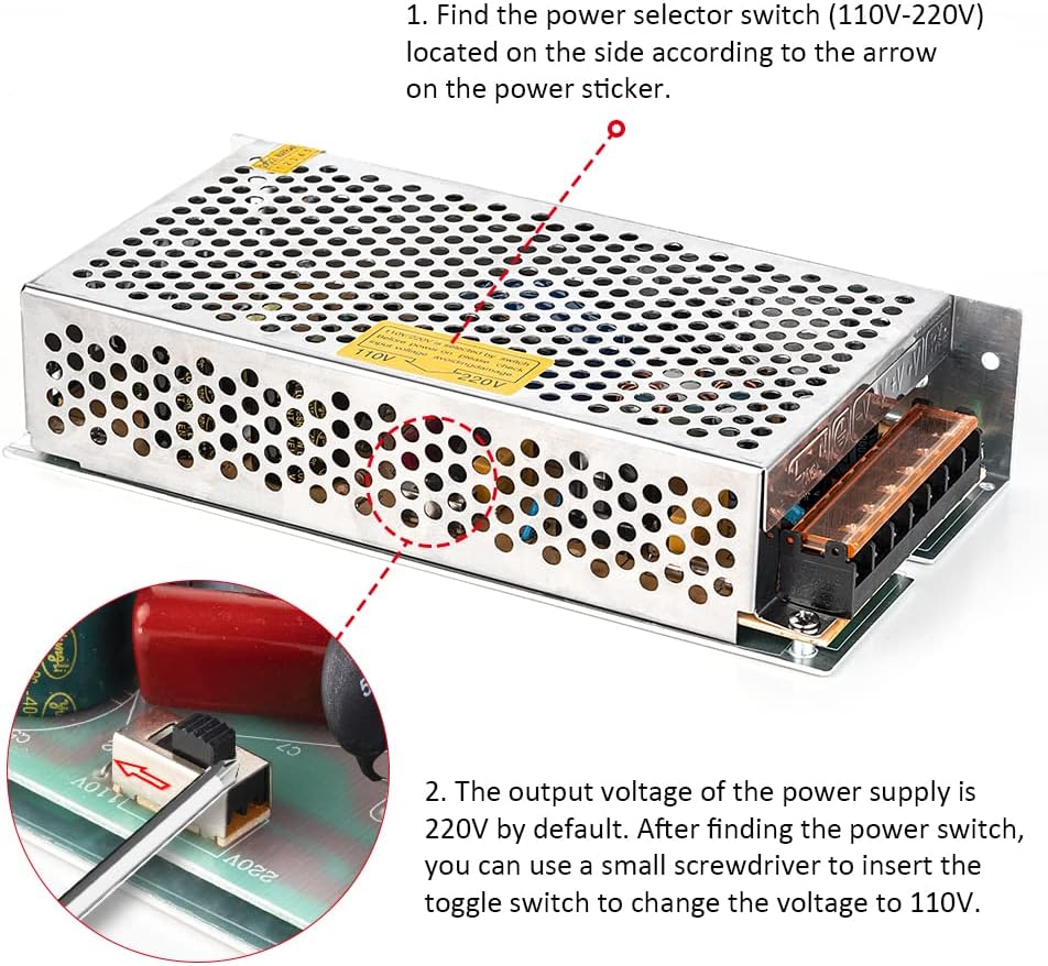 BTF-LIGHTING AC100-240V to DC5V10A Max50W Switching Power Supply Device Transformer Adapter Converter for LED Strip/String/Matrix Panel,CCTV Camera,Security System,Radio - Image 4