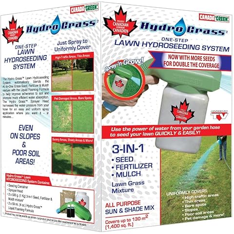 Hydro Grass Lawn Hydroseeding Spray System - 1 kg Cover