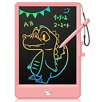 Lcd Schreibtafel Kinder für Spielzeug ab 3 jahre, KOKODI 8,5 Zoll Heller Bunten Maltafel Zaubertafel für 3 4 5 6 7 8Jahre, Spielzeuggeschenke Weihnachten Geburtstag Geschenk alt Mädchen Jungen, Rosa