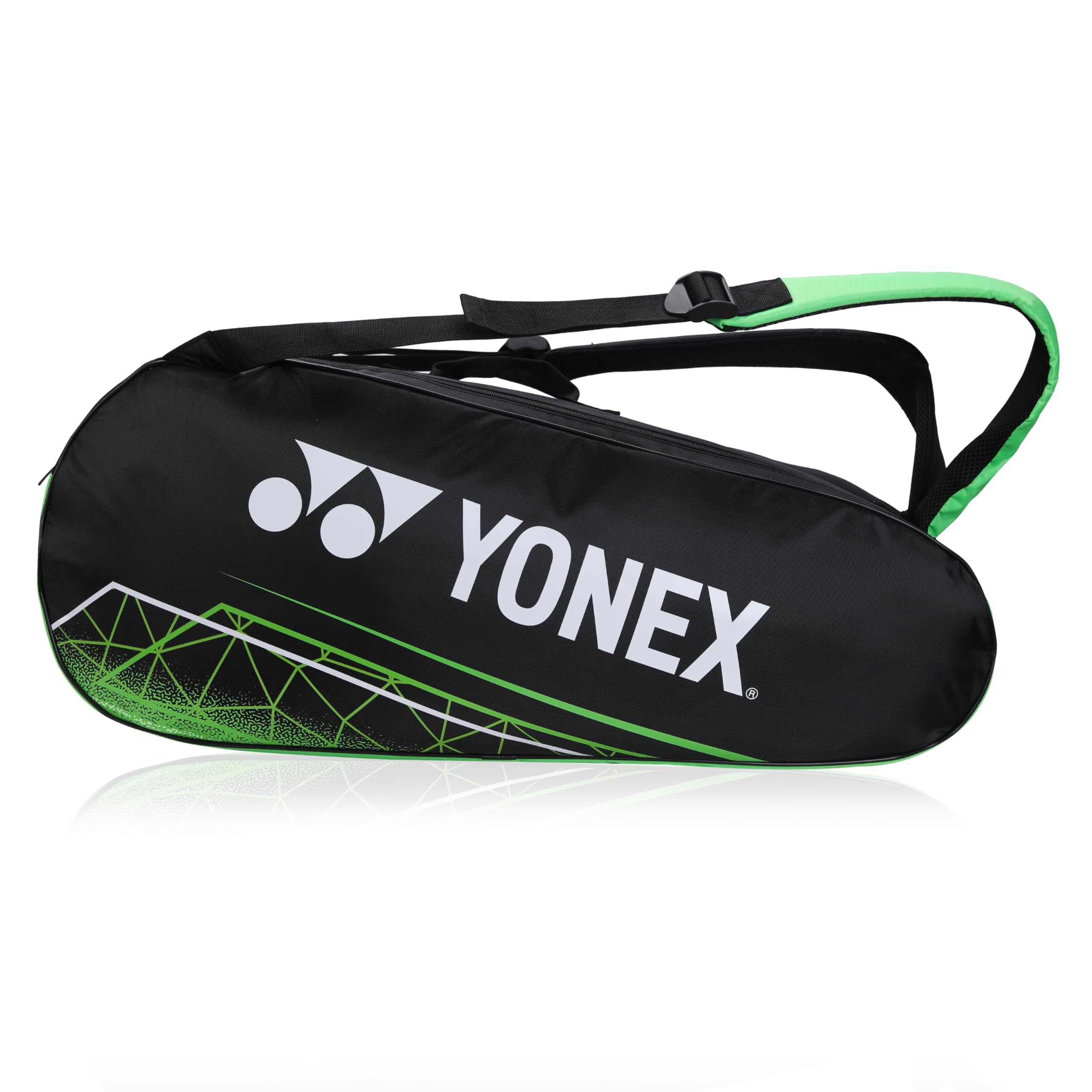 yonex badminton racquet bag ace2 0226 bt6 | ace2 series thermal lining compartment |eronomic strps |available as backpack|hand carry |accessories & 6 racquet comaprtment|wide shoe packet